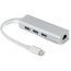 موزع USB شبكة ايثرنت 4 في 1 - ابيض