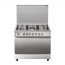 Franke Freestanding Gas Cooker, 5 Burners, Silver - FCK965TCGMGXS
