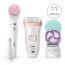Braun Silk-Epil 9 Dry & Wet Epilator For Women, White/Pink - SES9-985BS