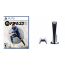 Sony PlayStation 5, 1 Wireless Controller, White - CFI-1016A01 MEE, with FIFA 23 for PlayStation 5 Arabic/English