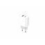 شاحن ايكونز، 30 وات، 2 منفذ USB، ابيض - XWPD4W