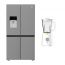 Beko No Frost Side By Side Refrigerator, 624 Liters, Titanium Inox - GNE134626ZXH, with Blender, 1.5 Liters, 600 Watt - TBN 62608 W
