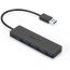 موزع USB فئة A انكر، 4 منافذ - اسود