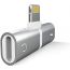 Phone X / 8 / 8 Plus / 7 / 7 Plus Adapter & Splitter, Double Lightning Headphone Audio & Charge Cable, Support Music Control, Charger and Phone Communication