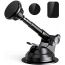 Magnetic Phone Car Mount with 6 Powerful Rare-Earth Magnets, Durable Aluminium Alloy Structure, Super Sticky Suction Cup, Cell Phone Holder for Car Dashboard Windshield for All Phone