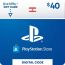 PlayStation PSN Card, 40 USD - Lebanon Store (Physical Card)
