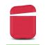 Silicone Case for Apple AirPods 2nd Generation- Dark Red
