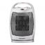MediaTech Electric Ceramic Heater, 1500 Watt, Silver and Black - MT-CH003