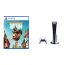 Sony PlayStation 5, 1 Wireless Controller, White - CFI-1016A01 MEE, with Saints Row Day One Edition for PlayStation 5