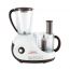 Tornado Food Processor with Attachments, 750 Watt, White and Brown- FP-9300GL