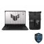 ASUS TUF A14 2024 FA401WV-RG053W Gaming Laptop, AMD Ryzen AI 9 HX 370, 1TB SSD, 16GB RAM, 14 Inch, 2.5K, 165Hz, NVIDIA GeForce RTX 4060 8GB GDDR6, Windows 11 - Jaeger Grey with TUF VP4700 Backpack