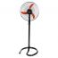Black and White Hummer Stand Fan, 18 Inch, Black - SF-75