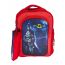 Gharibo Bags School Backpack With Pencil Case For Boys, Batman Pattern - Red