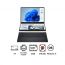 Asus Zenbook Duo UX8406CA-PZ005W Laptop, Intel Core Ultra 9 285H, 2TB SSD, 32GB RAM, 14 Inch 3K OLED 120Hz Display, Intel Arc Graphics, Windows 11 - Inkwell Gray, with Laptop Bag