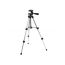 Portable Tripod For Cameras - Silver and Black