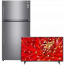 LG Refrigerator, 592 Liters-GR-H822HLHU, With LG 43 Inch FHD Smart LED TV- 43LM6300PVB
