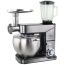 Black and White Stand Mixer, 10 Liters, 2000 Watts, Silver - SC623C