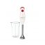 Moulinex Turbomix Plus Hand Blender, 350 Watt, White and Red - DD1011EG