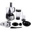 One Life Food Processor with Attachments, 1000W, Black - FP1001BS