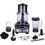 One Life Food Processor with Attachments, 1300W, Black - FP1300S