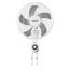 SSmart Wall Fan, 18 Inch, White and Grey - SWF182