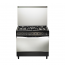 Universal Freestanding Diamond Gas Cooker, 5 Burners, Black, 90 cm - D9605-21