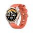 Mibro GS Active Smart Watch, 1.3 Inch - Gold Case and Orange Strap