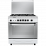 Fresh Italiano Gas Cooker, 5 Burners, Stainless Steel - 500003423