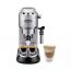 DeLonghi Dedica Deluxe Espresso Machine, 2 Cups, 1300 Watt, Silver - EC685M