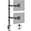 Worldlift Dual Arm Holder for 17 to 32 Inch Monitors - Black
