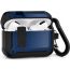 Soft TPU PC Armor with Lock Cases Shockproof For Apple Airpods Pro (Black, Navy)
