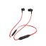 Celebrat In-ear Bluetooth Earphones with Microphone, Red - A19