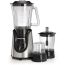 Black + Decker Jug Blender With Grinder And Chopper, 600 Watt, Black - BX600G