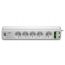 APC Essential SurgeArrest Electric Adapter, 5 Outlets, 2 USB Ports, White - PM5U-GR