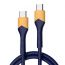 LDNIO USB Cable Type C, 2 Meters, Navy - LC802C