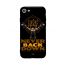 جراب ظهر بطبعة عبارة Never Back Down لابل ايفون 7