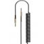 JOY ROOM JR-S600 AUDIO CABLE HIFI TRANSMISSION USB PORT 3.5 MM ARMOR SERIES 1000 MM - BLACK GOLD