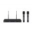 نظام ميكروفون UHF لاسلكي ادفيجن، اسود - AD-200C-WM