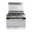 Glem Gas Cooker, Gas, 5 Burners, Silver- NE9612RIFSG