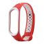 Ineix Silicone Strap for Xiaomi Mi Band 4 , White and Red - CS03519-QAF