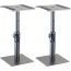 Stagg Desktop Studio Monitor Stand, 2 Pieces, Silver - SMOS-05 SET