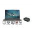 Fujitsu LIFEBOOK U7311 Laptop, Intel Core I7-1165G7, 512GB SSD, 16GB RAM, 13.3 Inch HD, Intel Iris Xe Graphics, FREEDOS - Grey with Wireless Mouse, Black - WI860