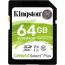 كارت ميموري كينجستون SDXC، سعة 64 جيجا، الوان متعددة - SDS2/64GB