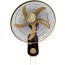 Prifix Hawaii Wall Fan, 18 Inch, Black and Gold - WFH-180
