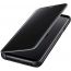 Samsung Galaxy S9 Plus Clear View Stand Mirror Shockproof Flip Cover (Black)