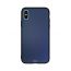 Blue Cloth Printed Back Cover for Apple iPhone X