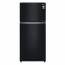 LG No Frost Refrigerator with Inverter Motor, 506 Liters, Black - GN-C722HGGL