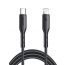 كابل USB- C الي لايتنينج  جوي روم فلاش تشارج سيريس، 1 متر- اسود -  SA26-CL3-S-A9 