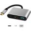 Usb Type-C to 4K Hdmi Adapter - Grey and Black