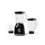 Black + Decker Blender with 2 Grinder Mills, 1.5 Liter, 400 Watt, Black - BX365-B5